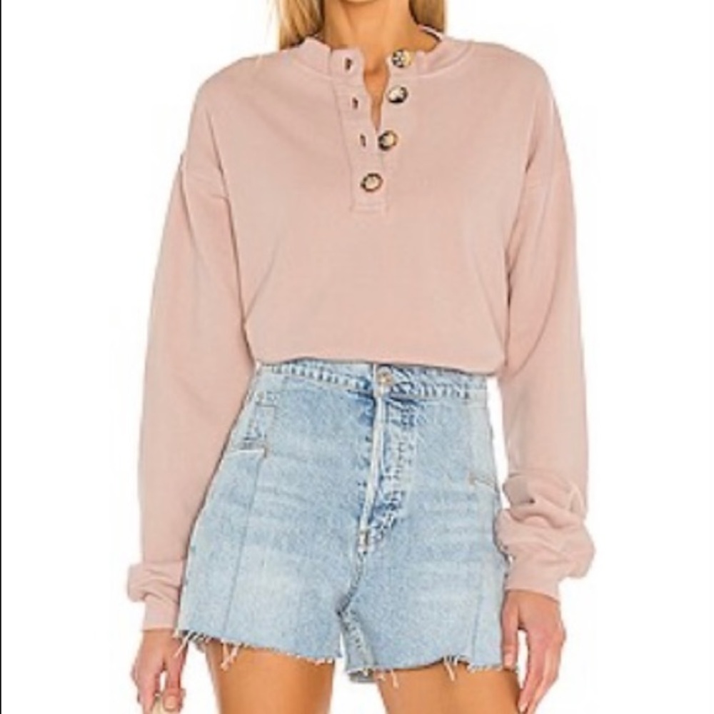 Tularosa Henley Sweatshirt Revolve